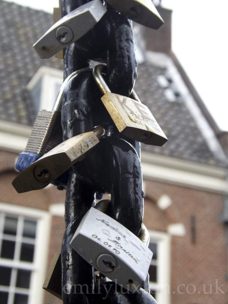 Love Locks in Amsterdam