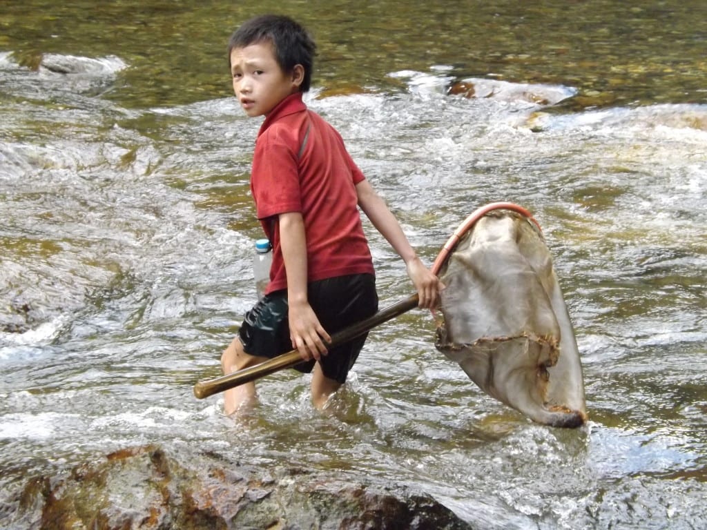 Local boy fishing