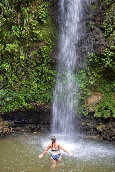 Touraille Waterfall St Lucia