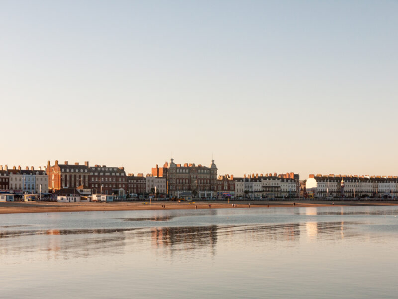 weymouth dorset sea coast sky blue beach sunset nature landscape; Dorset; England; UK