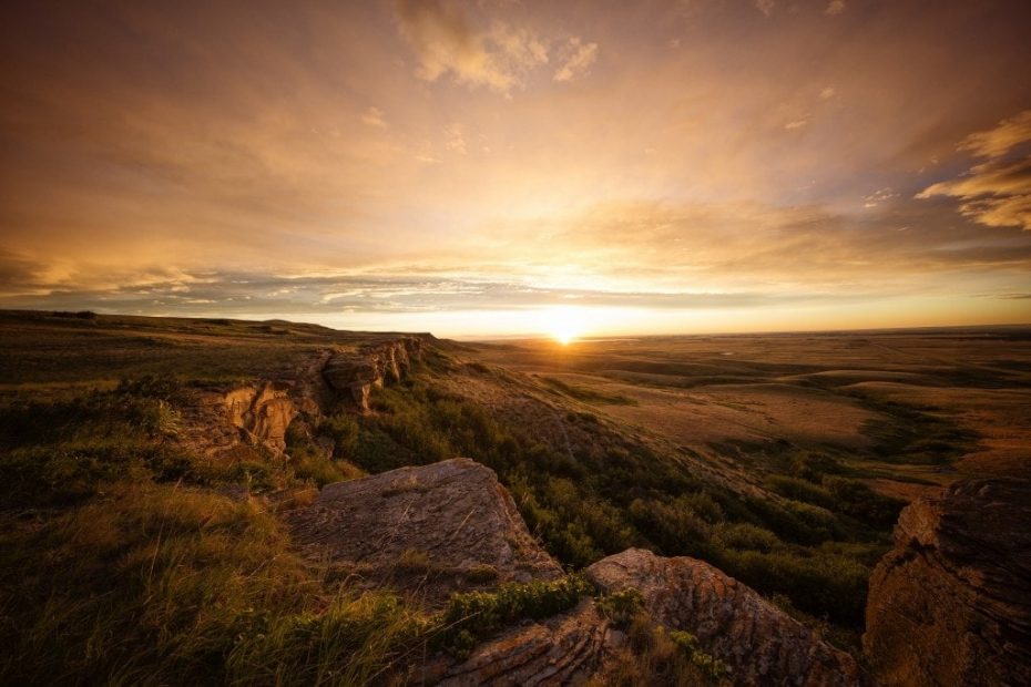 Head Smashed In Buffalo Jump Alberta Canada