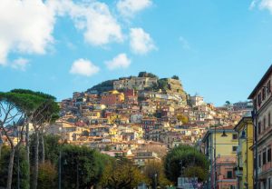 Rocca di Papa hilltop town in italy