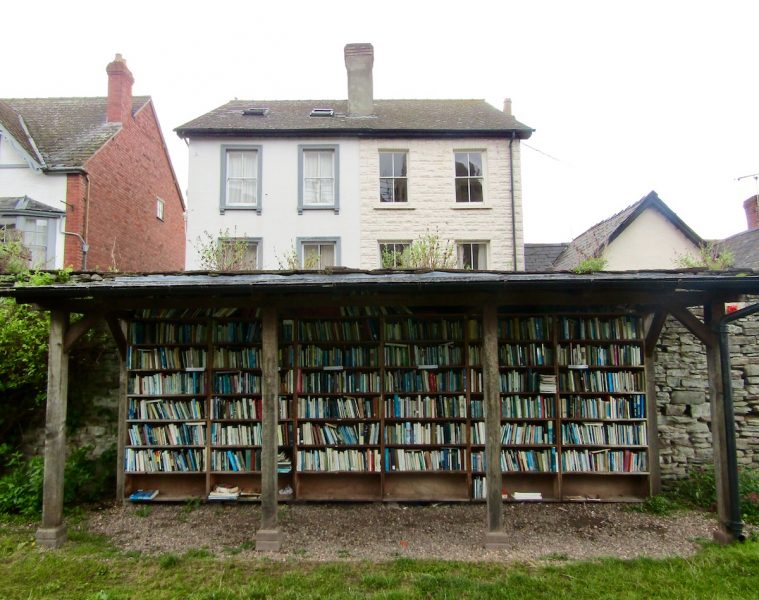 Honesty bookshop in Hay-On-Wye in South Wales