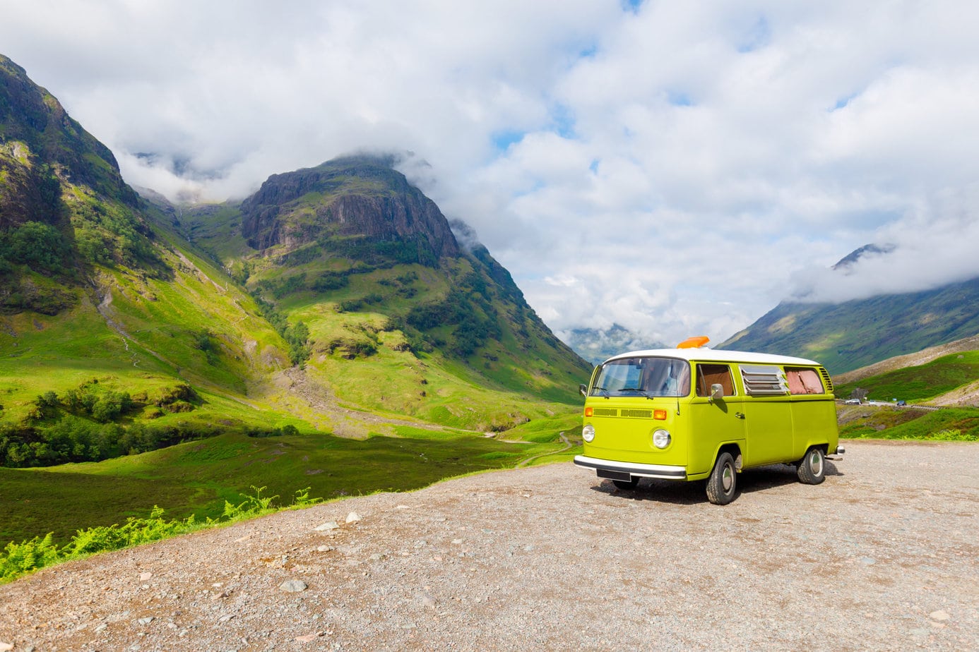 travelling the uk in a campervan